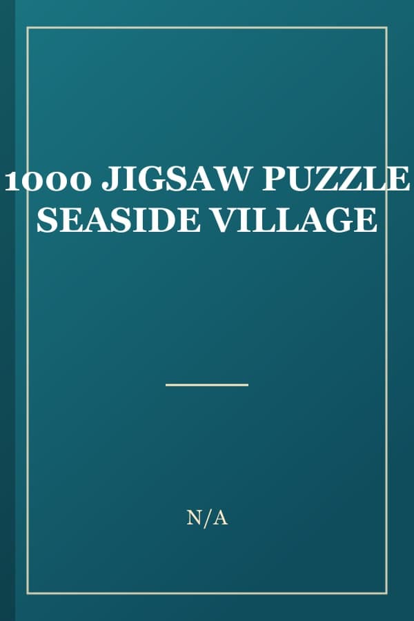 1000 JIGSAW PUZZLE SEASIDE VILLAGE