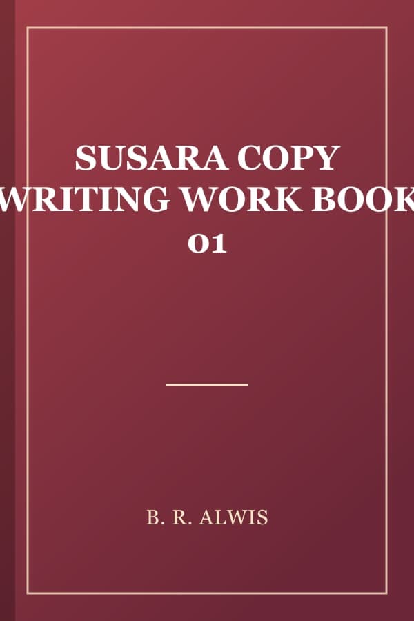 SUSARA COPY WRITING WORK BOOK 01