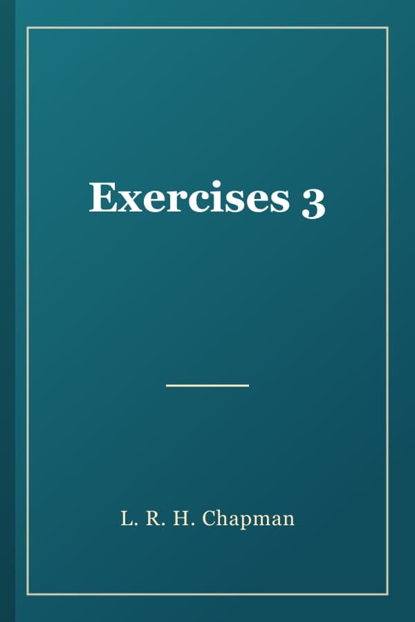 Exercises 3