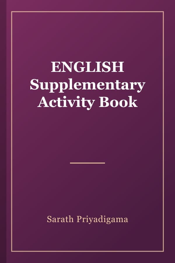 ENGLISH Supplementary Activity Book