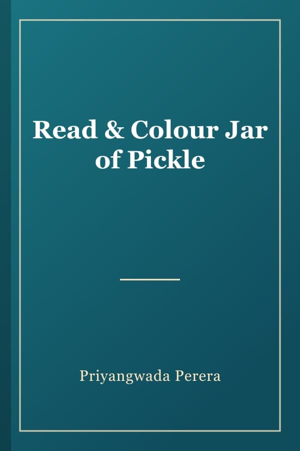 Read & Colour Jar of Pickle