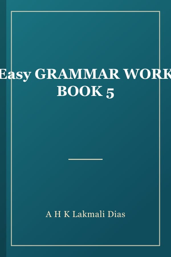 Easy GRAMMAR WORK BOOK 5