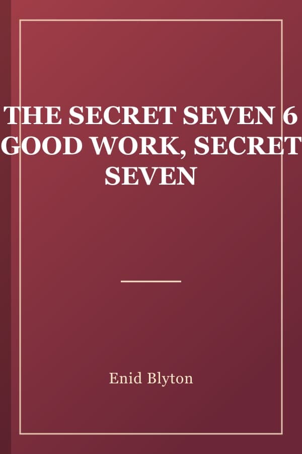 THE SECRET SEVEN 6 GOOD WORK, SECRET SEVEN